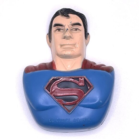 Vintage Batman & Superman Plastic Play Lite Toy DC Comics 1970s - Picture 3 of 7